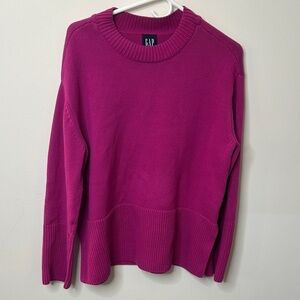 GAP Fuchsia Knit Pullover